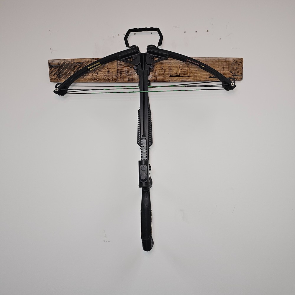 Horizontal Crossbow/ Bow Wall Mount Whiskey Stave