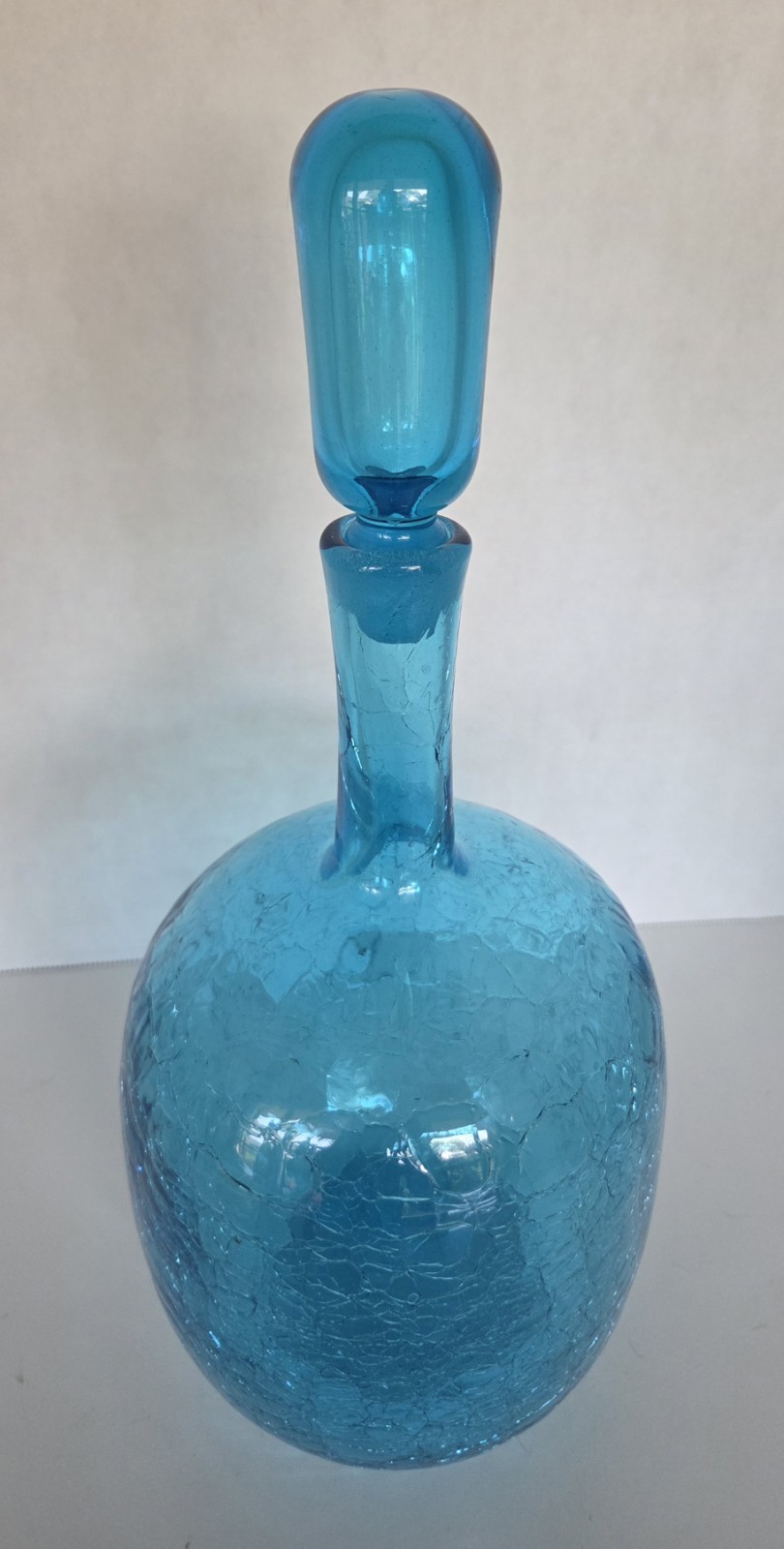 Blenko #657M Turquoise Crackle