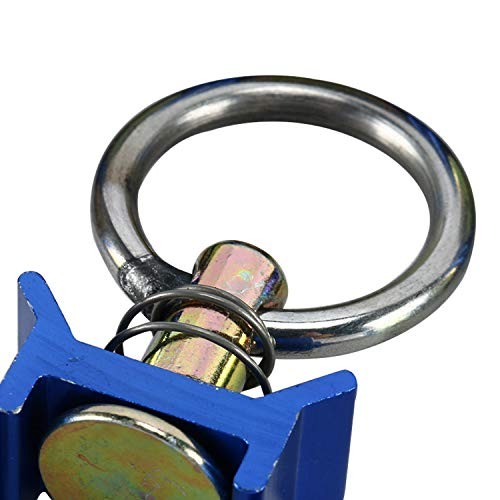 Single Stud L-Track Fitting with Round Ring 10 Pack