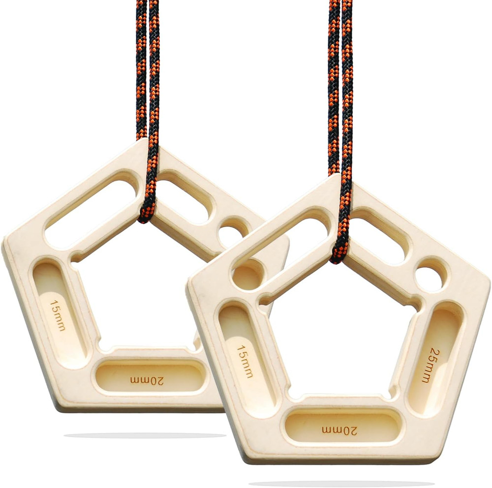 Lightweight Portable Hangboard Set for Climbing and Strength Training