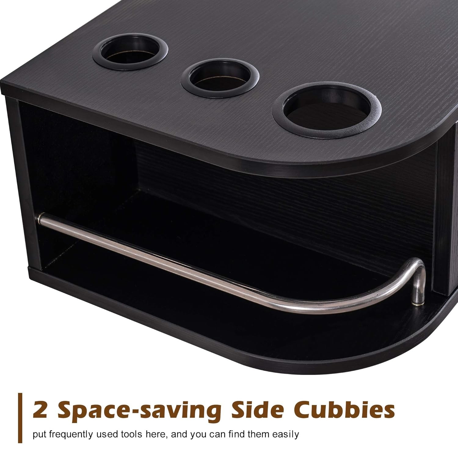 BarberPub Locking Wall Mount Styling Station Barber Salon Floating Equipment5012