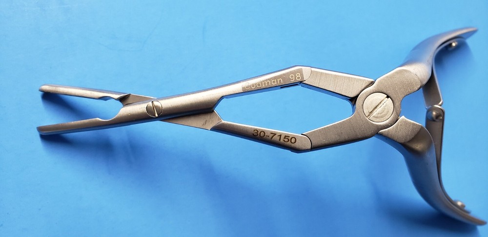 Codman 30-7150 ENT Jansen Middleton Septum Cutting Forceps Double Action