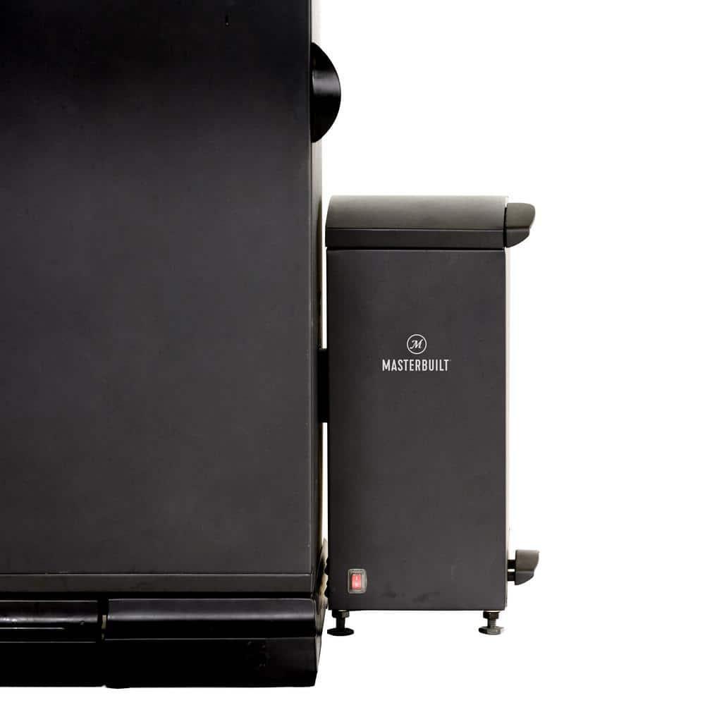 Slow and Cold Smoker Accessory Attachment in Black