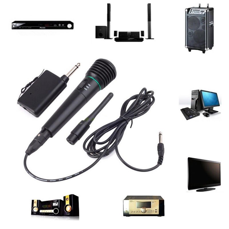 Handheld Cable/Wired&Wireless Microphone for Audio Amplifier Meeting Singing US