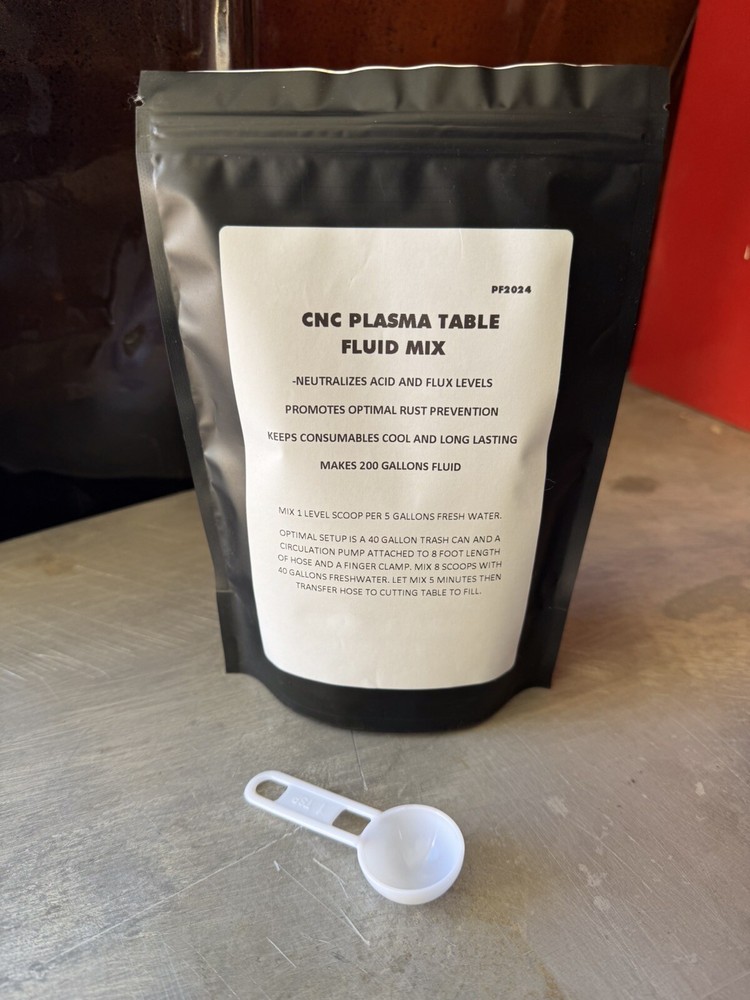 CNC Plasma Table Fluid Mix. Makes 200 Gallons