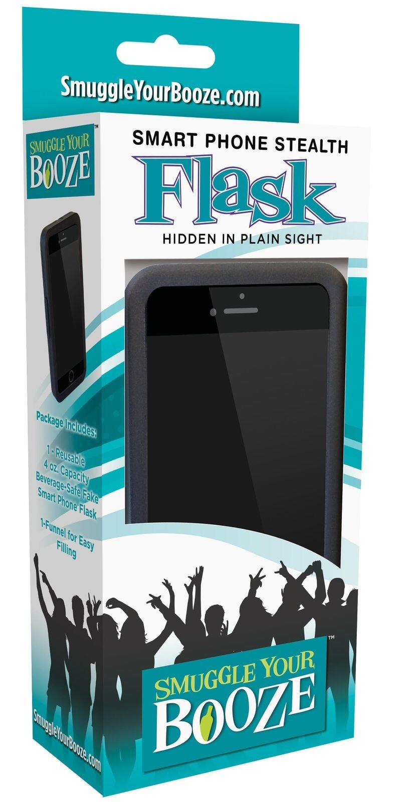 Smuggle Your Booze SYB-Phone Smart Phone Flask with Funnel