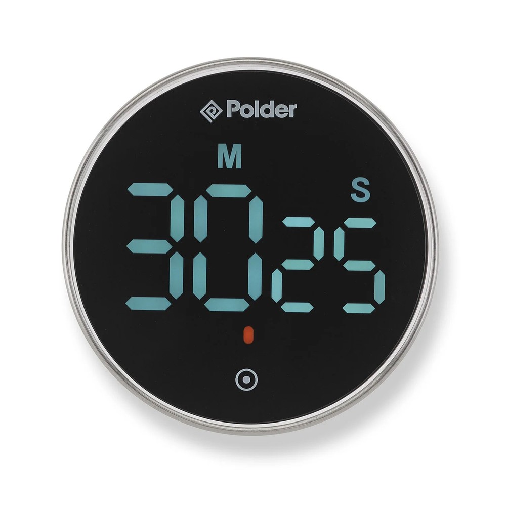 Polder Twist Digital Kitchen Timer with Extra Large Display and 100 Minute