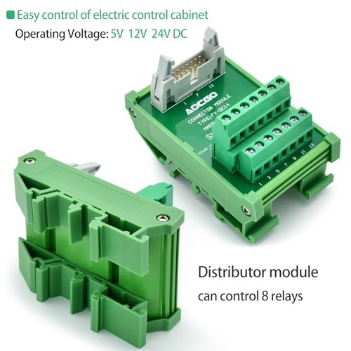 Signal Relay Module Adapter 8 Channel for 5V 12V 24VDC; PLC Controller