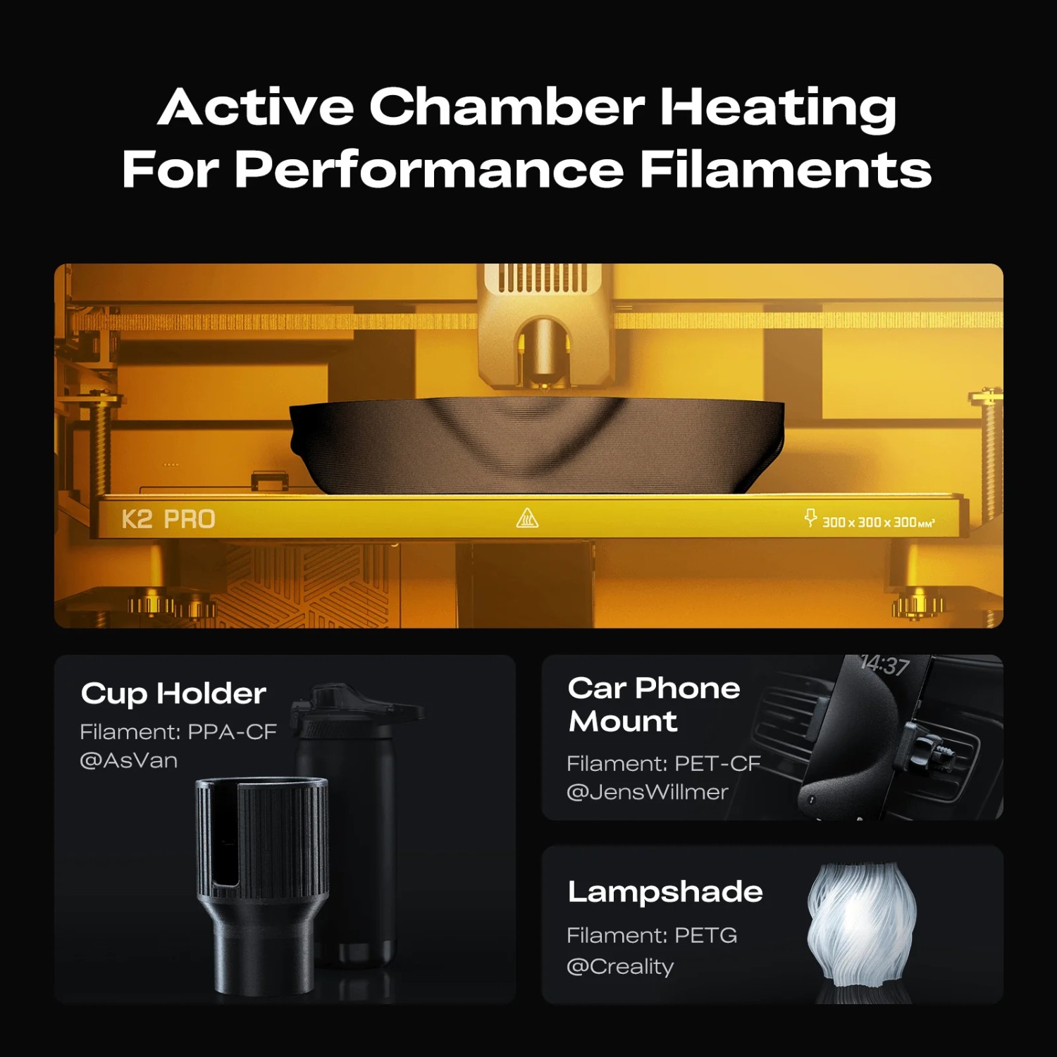 Open Box Creality K2 Pro Combo 3D Printer 600mm/s Multi-Color Printing