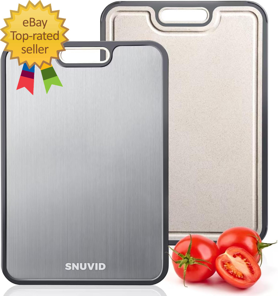 Titanium Cutting Board Double Sided Cutting Boards for Kitchen  Pure Titanium