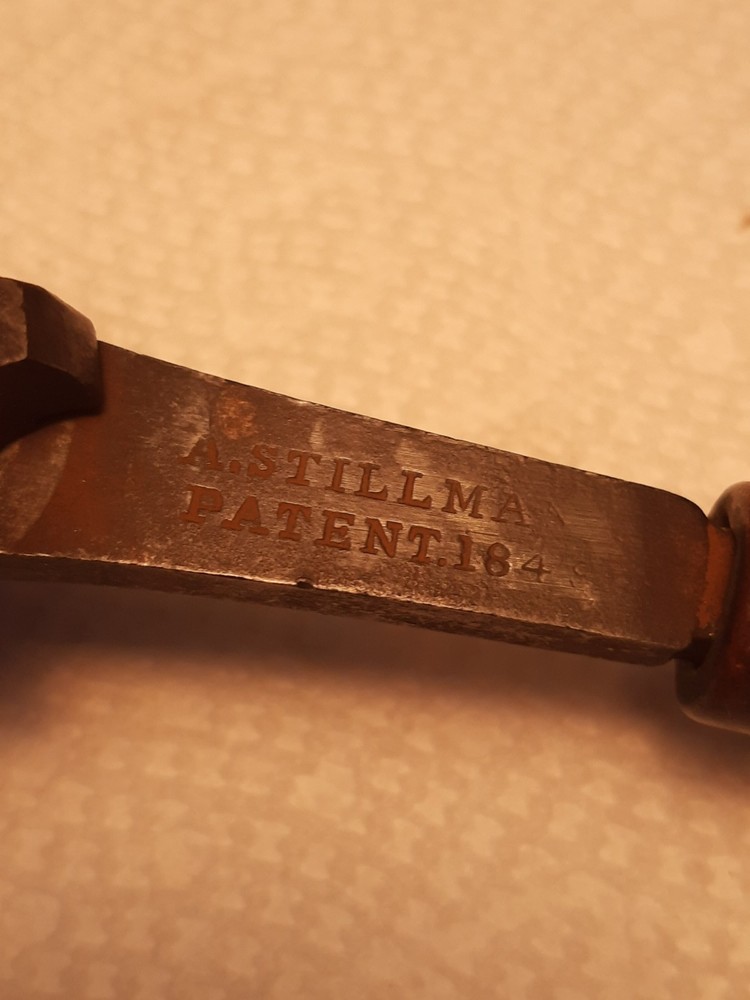 Antique A. Stillman Saw Set Tool Patent 1848 Fully Functional & Display Ready!