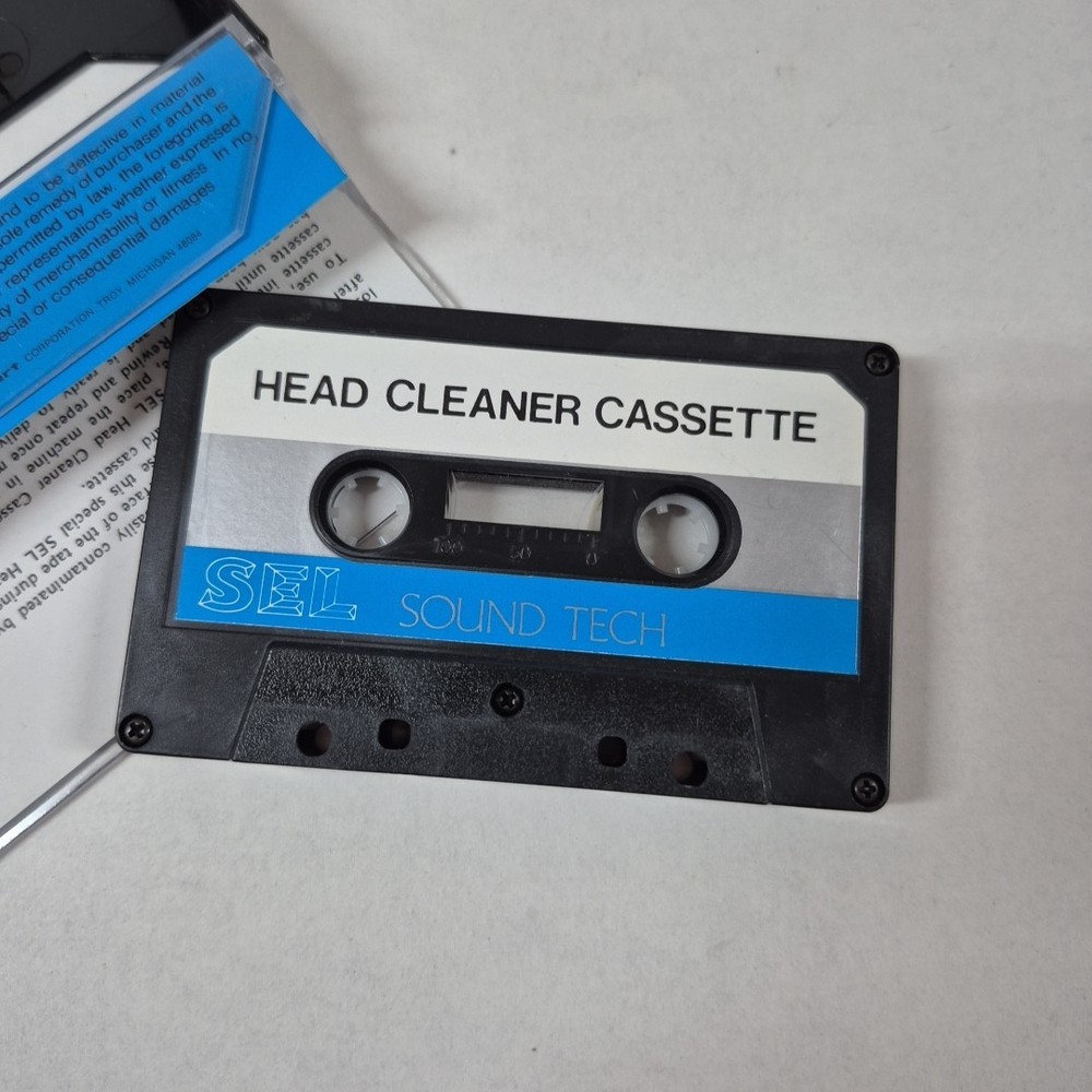 SEL Sound Tech Cassette Tape Head Cleaner