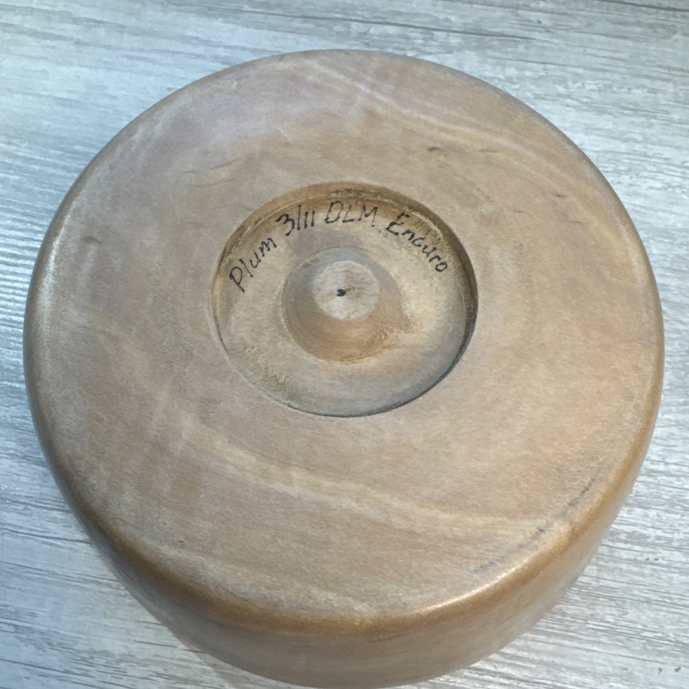 Hand Made Wood Bowl Signed