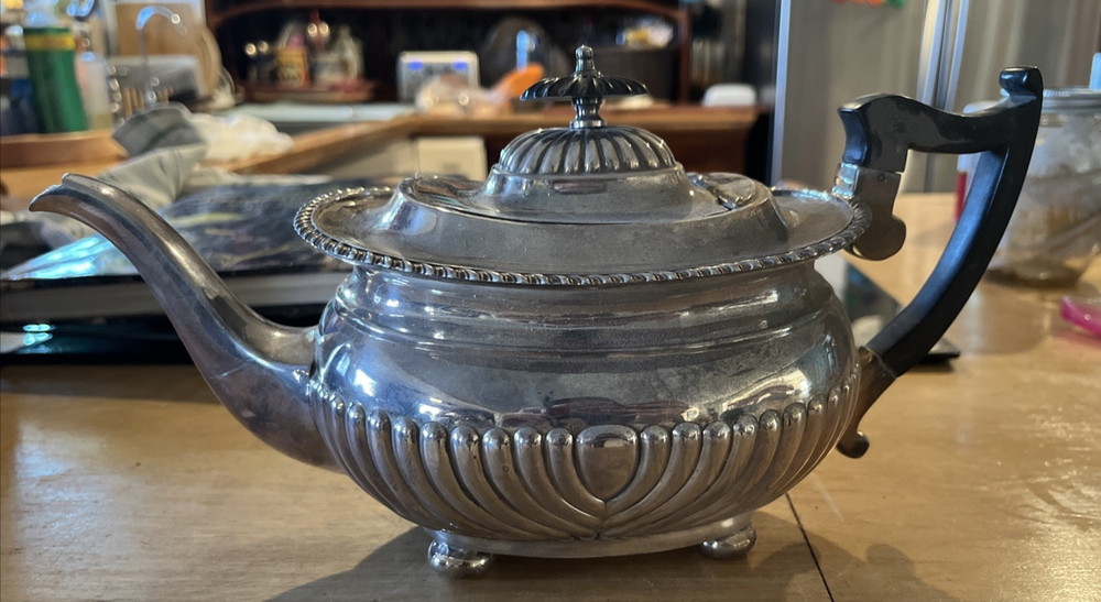 4 Pc 19th C. Sheffield Silver Plate Tea And Coffee Set