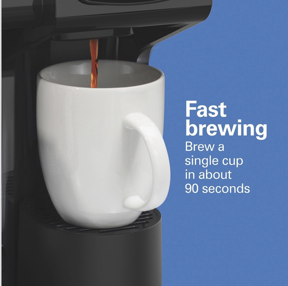 Hamilton Beach Flexbrew 2-Way Single Serve Coffee Maker, 12 Cup, K-cup, NEW