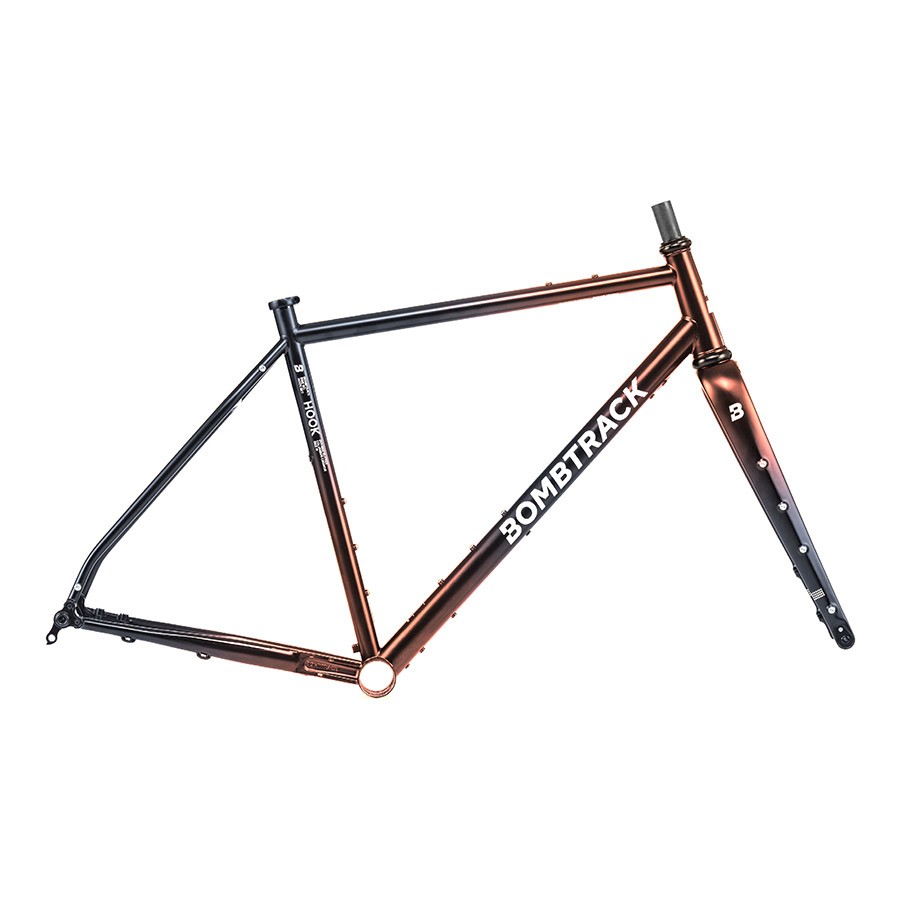 Bombtrack HOOK EXT Road Frame - Columbus Cromor, Carbon Fork, Multicolor 650B