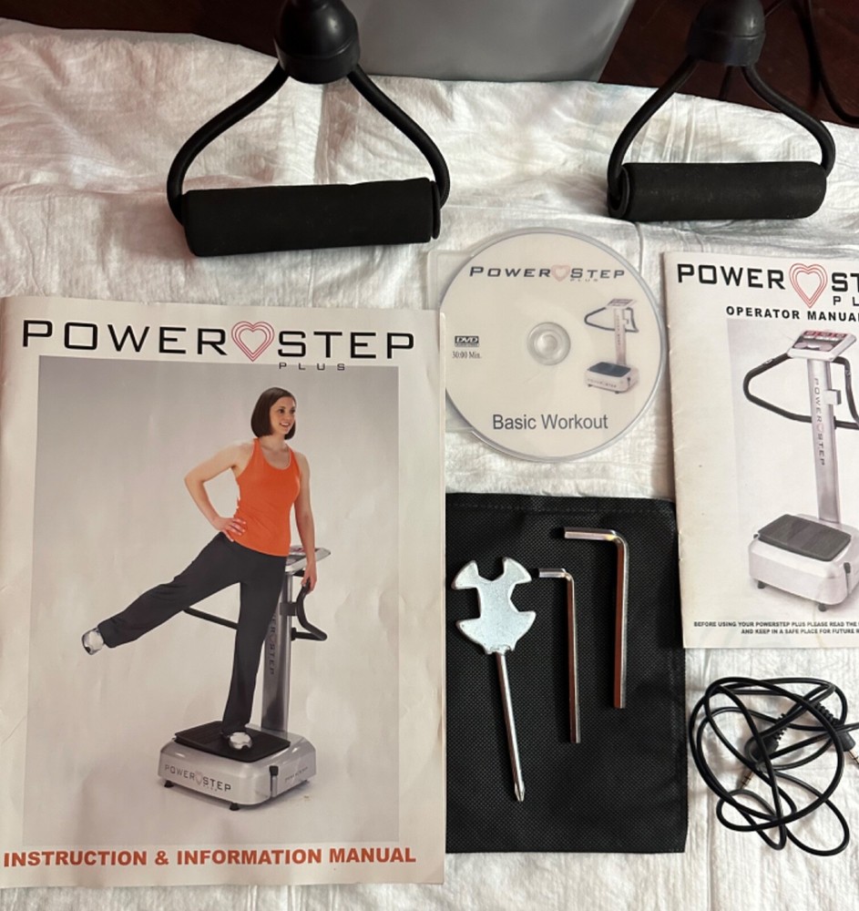 POWER STEP PLUS Whole Body Vibration Cellulite Reduce Exercise Platform Machine
