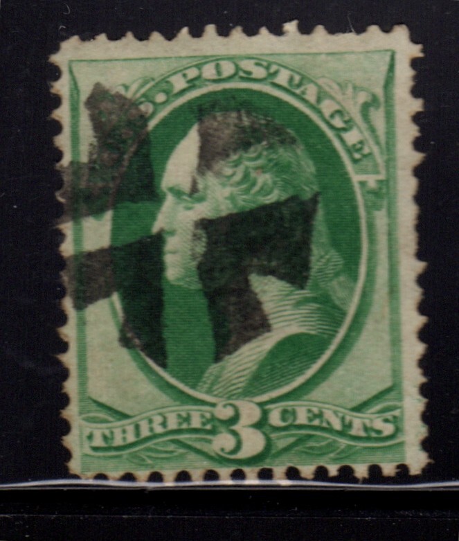 Fancy Cancel US Scott A46 Type Used - Beautiful Dramatic Geometric Cancel