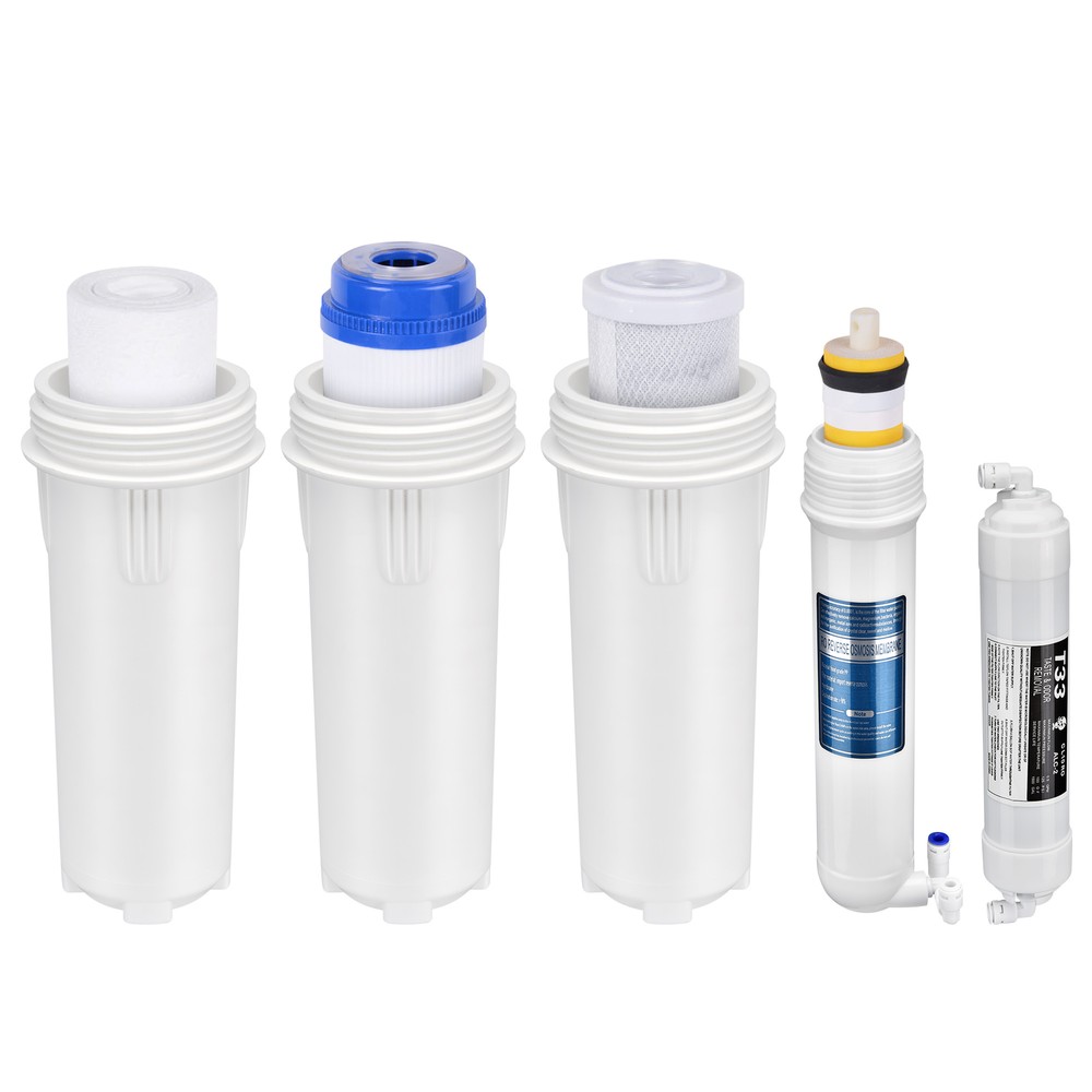 5 Stage Reverse Osmosis Drinking Water System RO Home Purifier "Complete System"