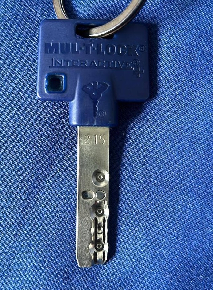 MulTLock 206 Interactive Plus 206S+ PROTECTED KEY WORKED CARD PROPERTY