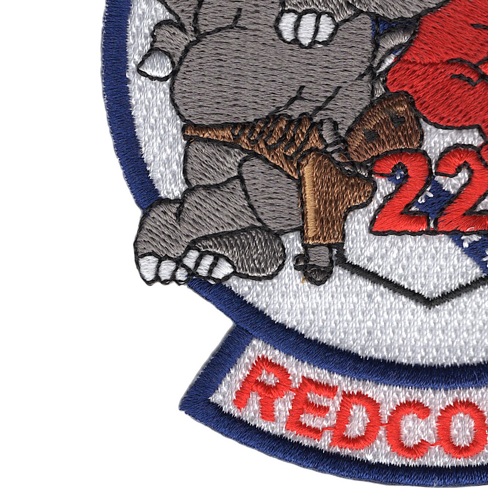 VFA-22 Fighting Redcocks Patch - Rhino Strike Fighter Squadron