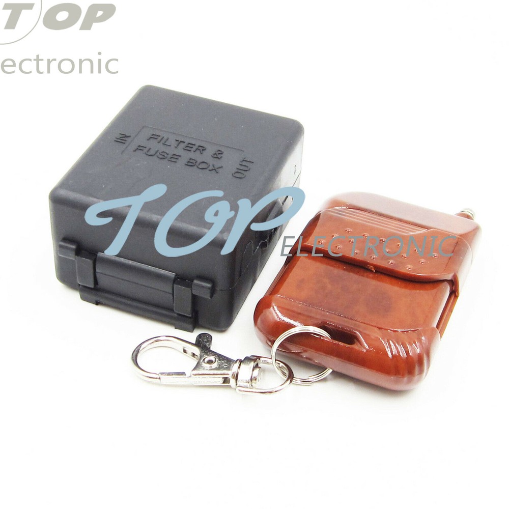 DC 12v 10A relay 2CH wireless RF Remote Control Switch Transmitter+ Receiver car