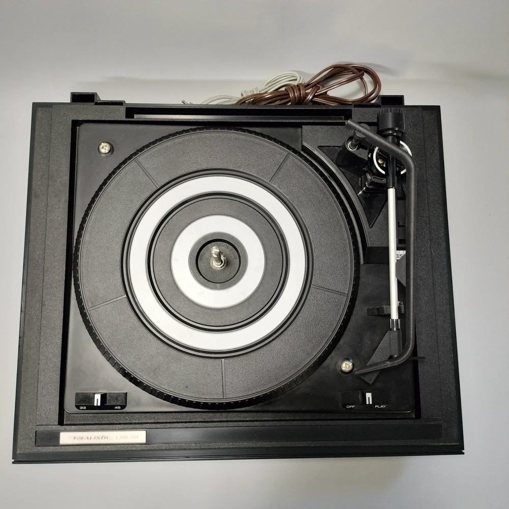 Realistic LAB 59 Turntable Vinyl Record Player Tested