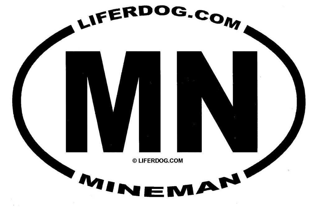 4x6 USN MN MINEMAN  STICKER