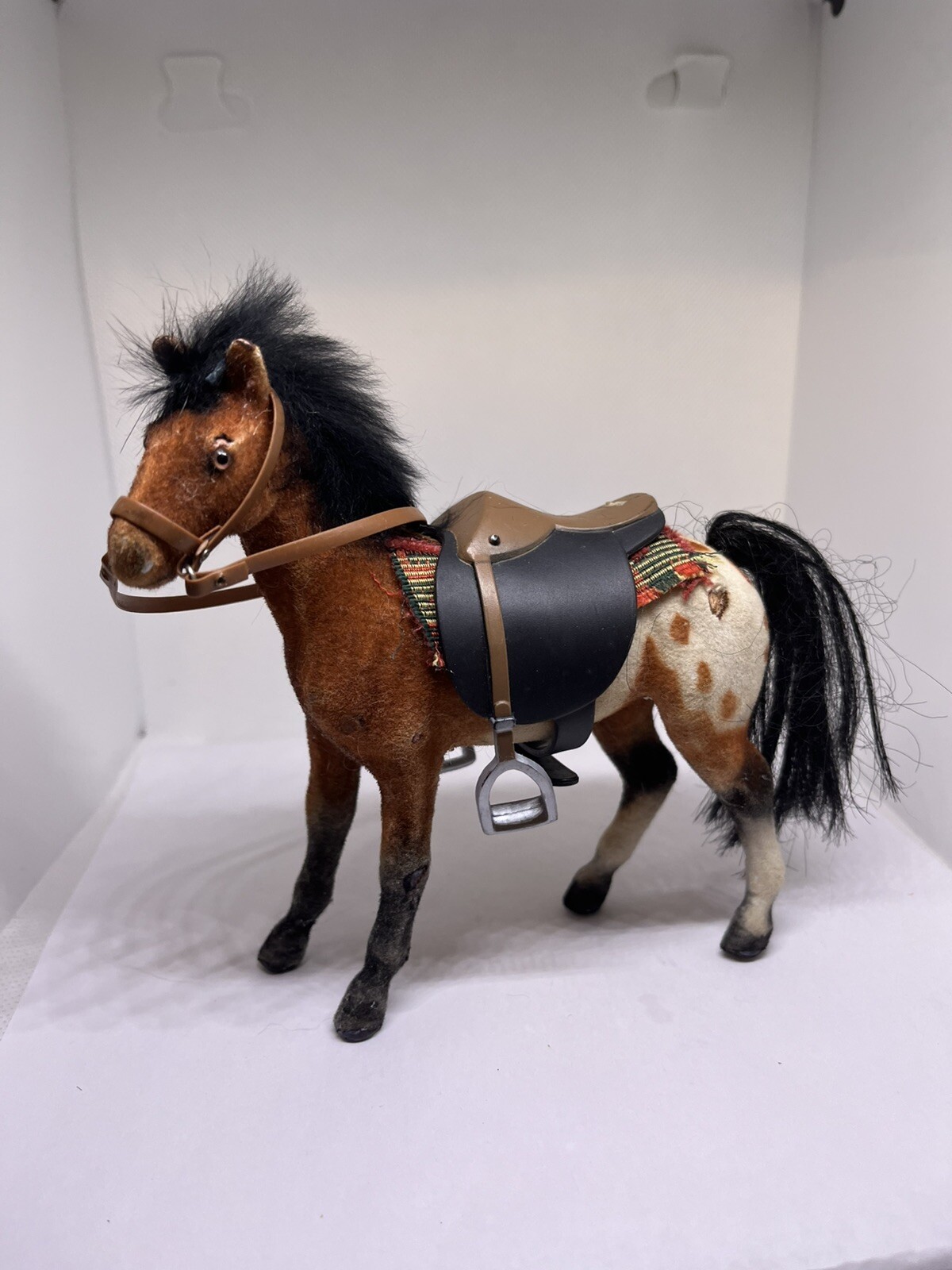 horse Scale 1:12 american Indian Spanish colonial saddle bridle blanket 6” Long