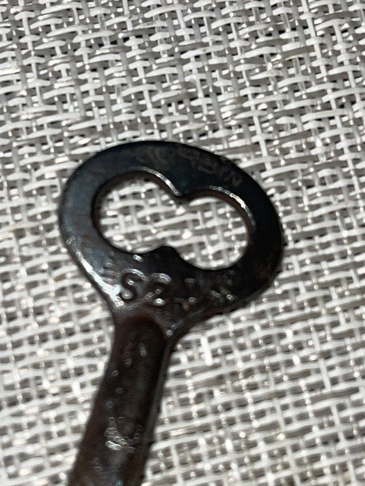 Antique Corbin Mortise Lock Skeleton Key Marked S24