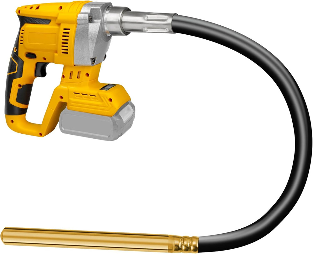 Handheld Concrete Vibrating Tool for Dewalt 20V Max Battery, Construction Insert