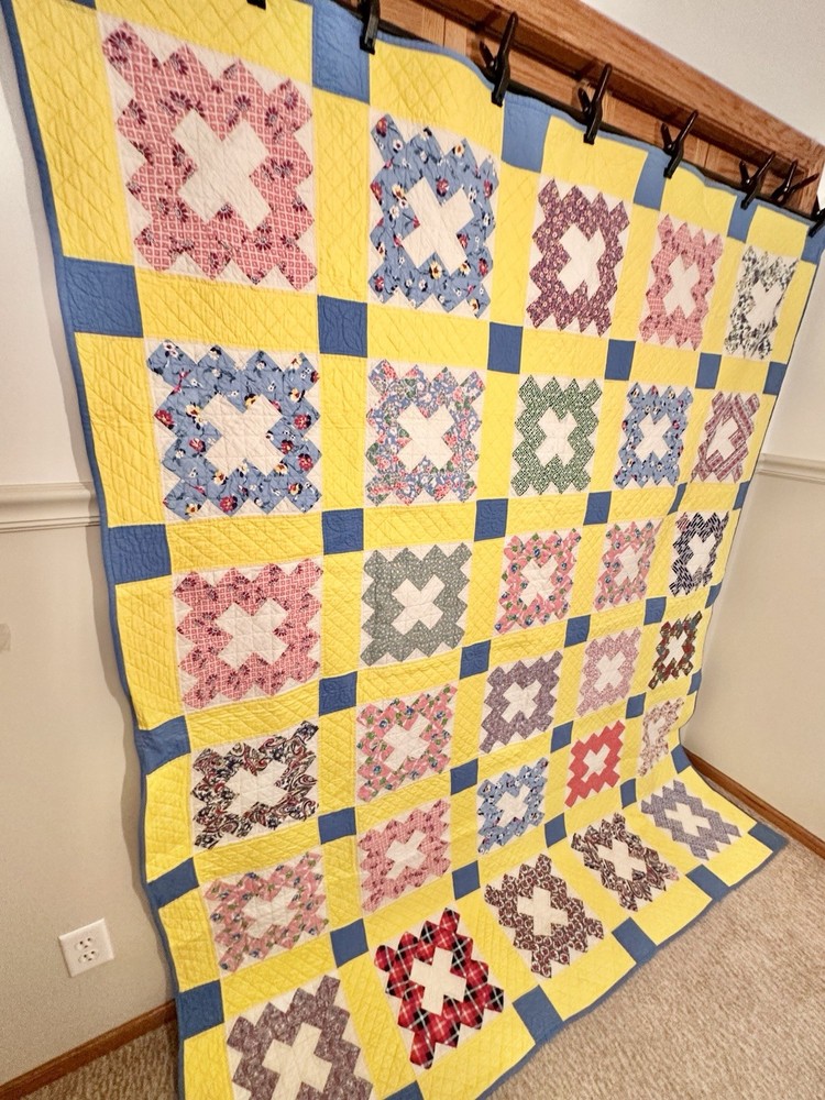 Handmade Patchwork Cotton Album Quilt