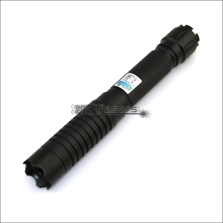 1mw 488nm Cyan Laser pointer Adjustable Focus Visible Beam +Gift Box