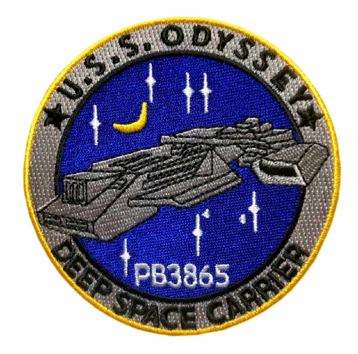 Stargate SG-1 Atlantis U.S.S. Odyssey Ship Patch [Iron on Sew on - MS7]