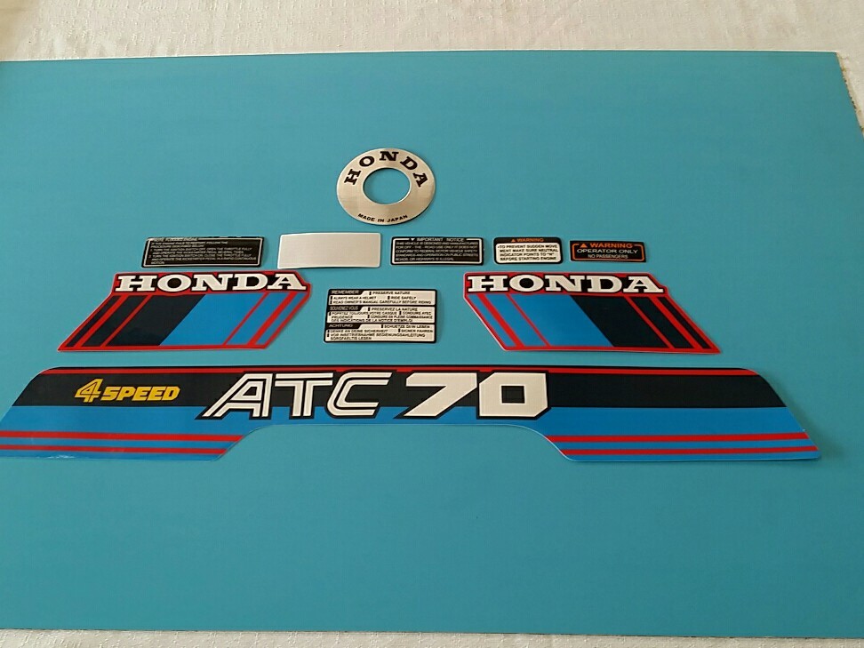 HONDA ATC70 1985  MODEL DECAL GRAPHIC SET (10 DECALS) (*#h04)