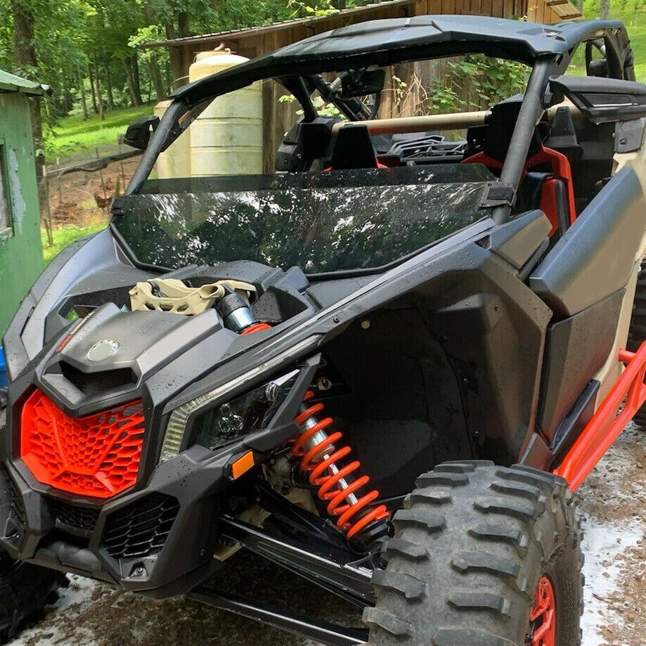 Half Windshield Windscreen Tinted For 2017-2023 Can Am Maverick X3 Models