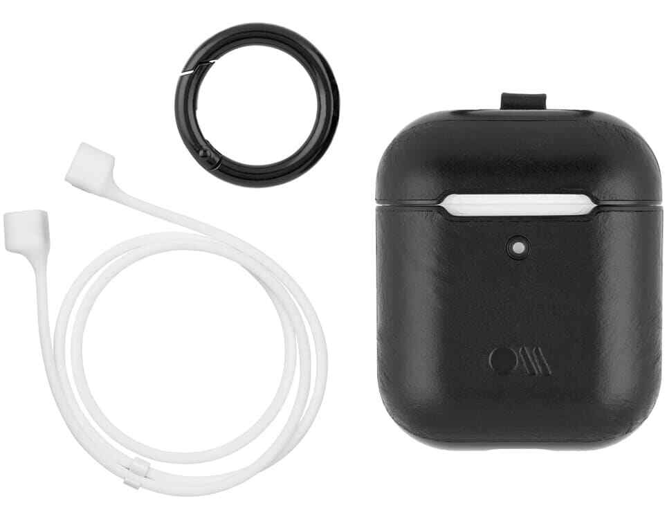 Case-Mate Case and Neck Strap for AirPods- Black