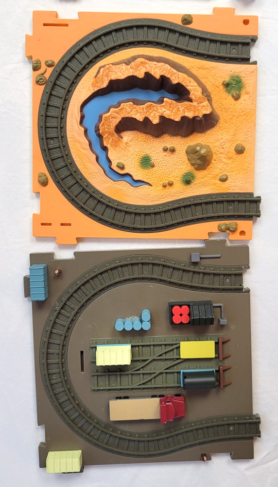 2004 Basic Fun XTS Train System Expandable Pieces Mini Track Expansion Lot of 13