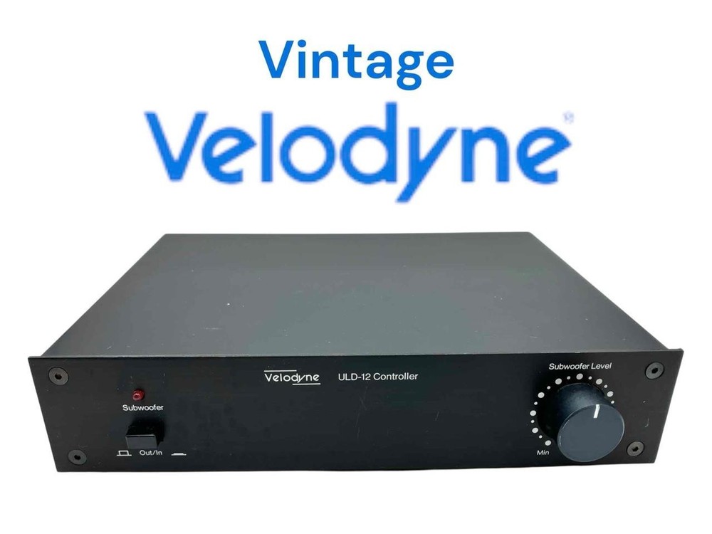Velodyne ULD-12E1 Subwoofer Vintage 1988 Controller - UnTested