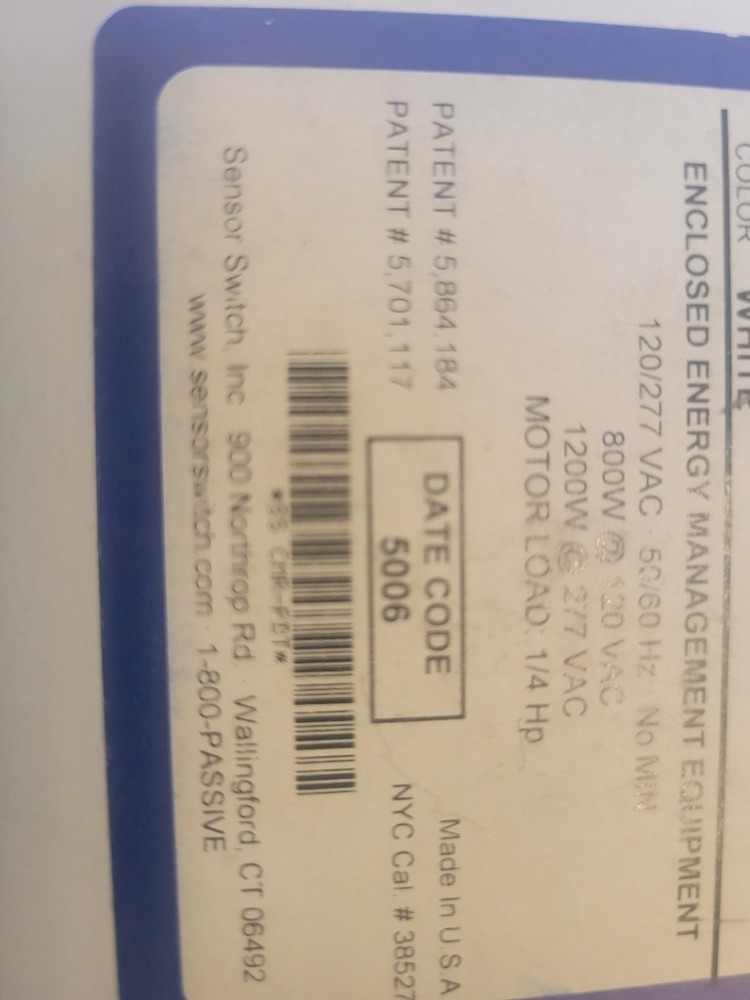 SENSOR SWITCH CMR PDT 9 new - older stock