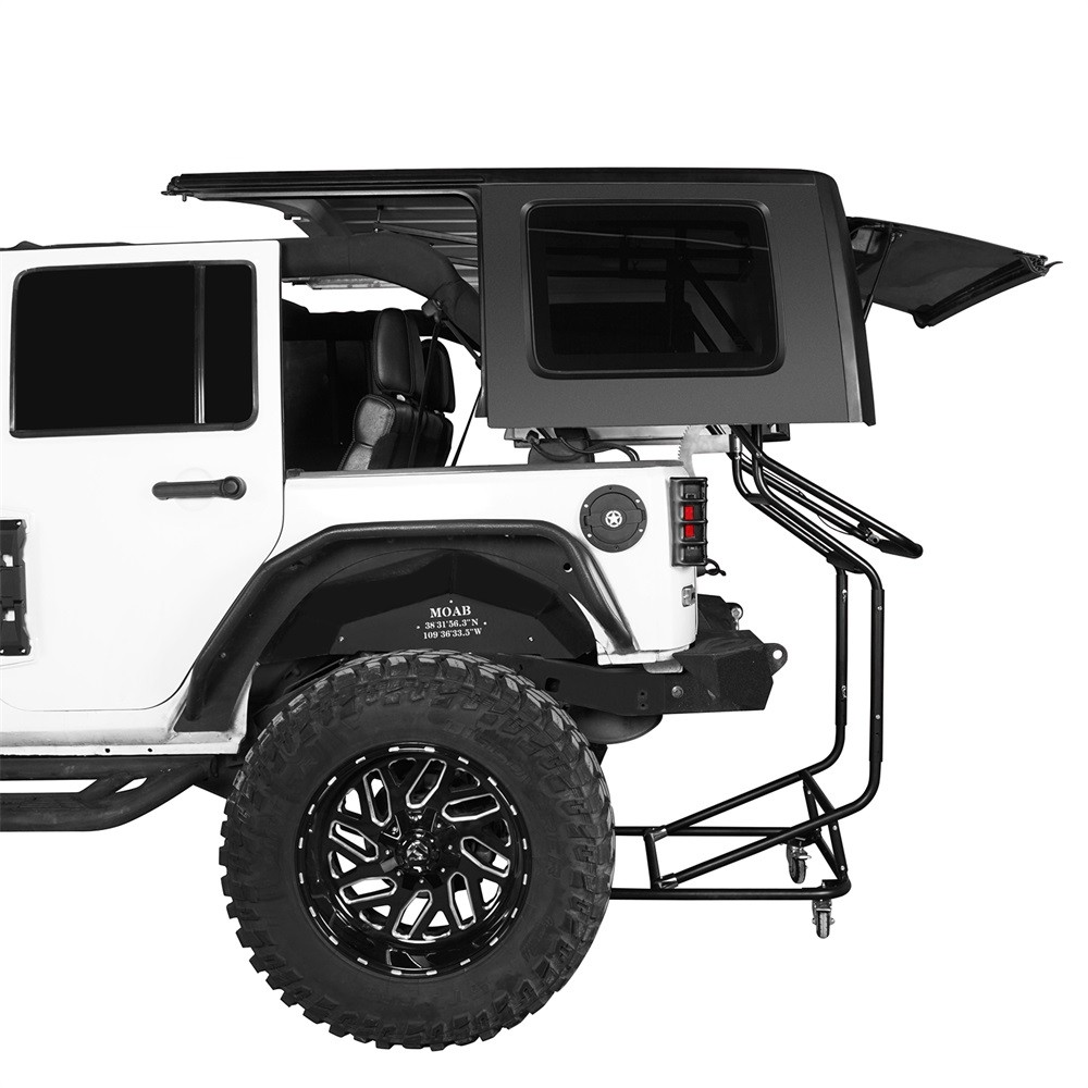 Hooke Road Hardtop Removal Lift Cart Holder Fit Jeep Wrangler TJ JK JL Bronco