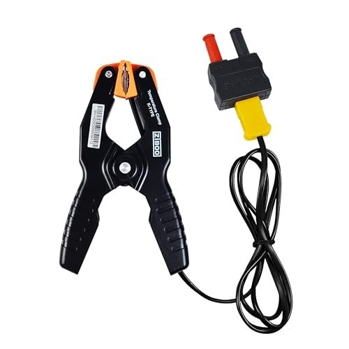 K-Type Thermometer Pipe Temperature Clamp for HVAC Multimeter -40~392℉ Sensor Pr