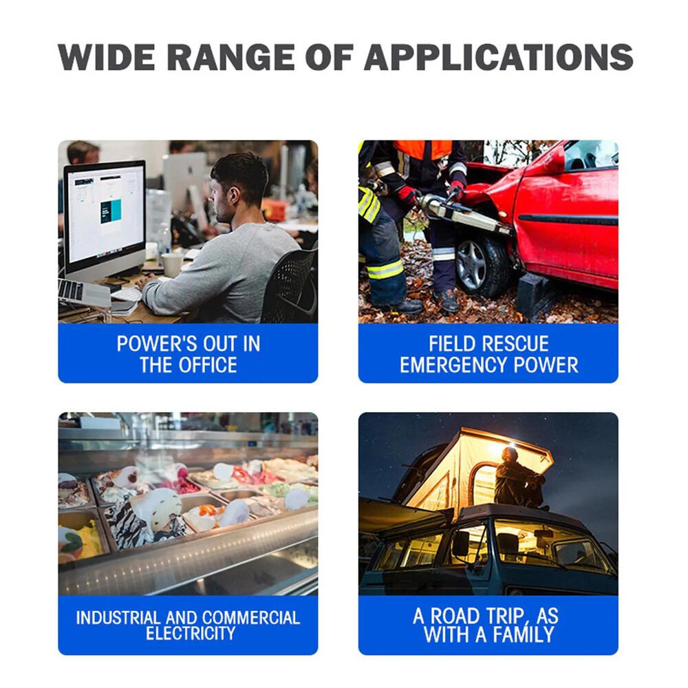 Car Power Inverter 5000W DC 12V To AC 110V Pure Sine Wave Solar Converter 4 USB