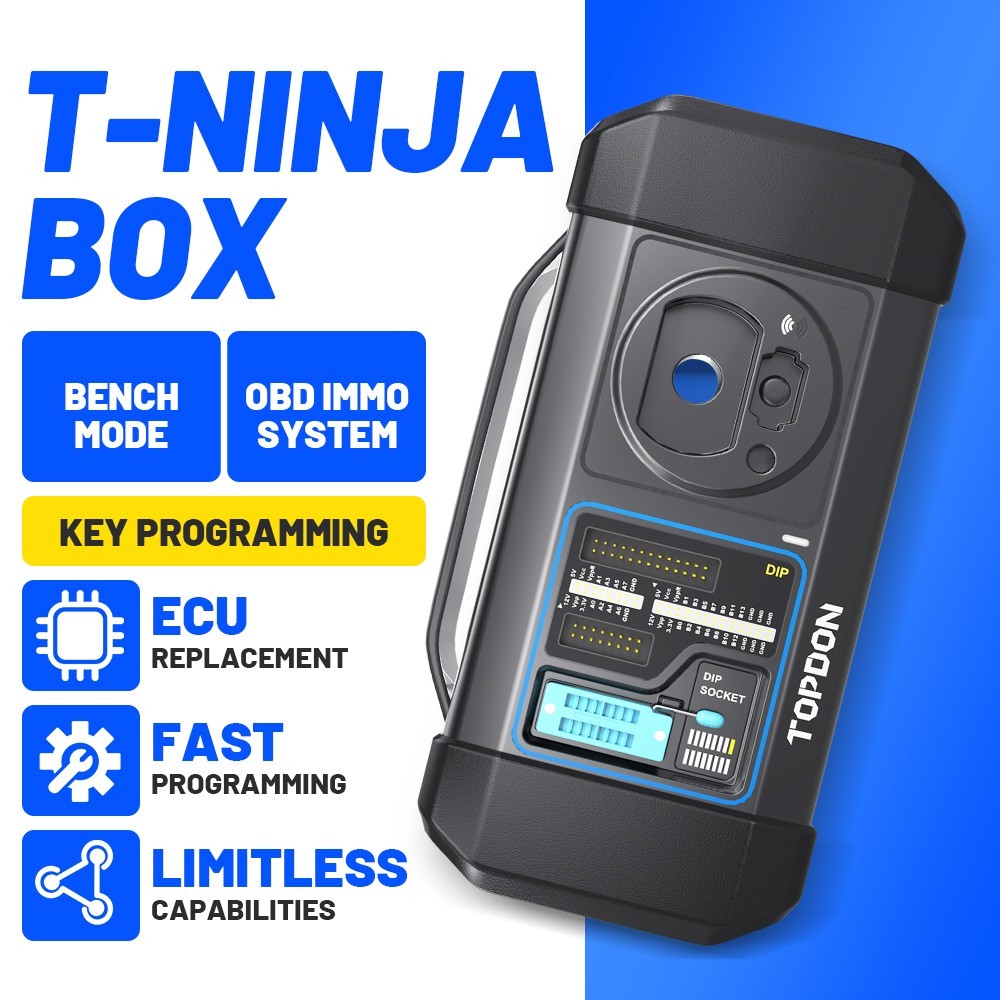 USA TOPDON T-Ninja Box Professional Car Diagnostic Scanner Key Coding Programmer