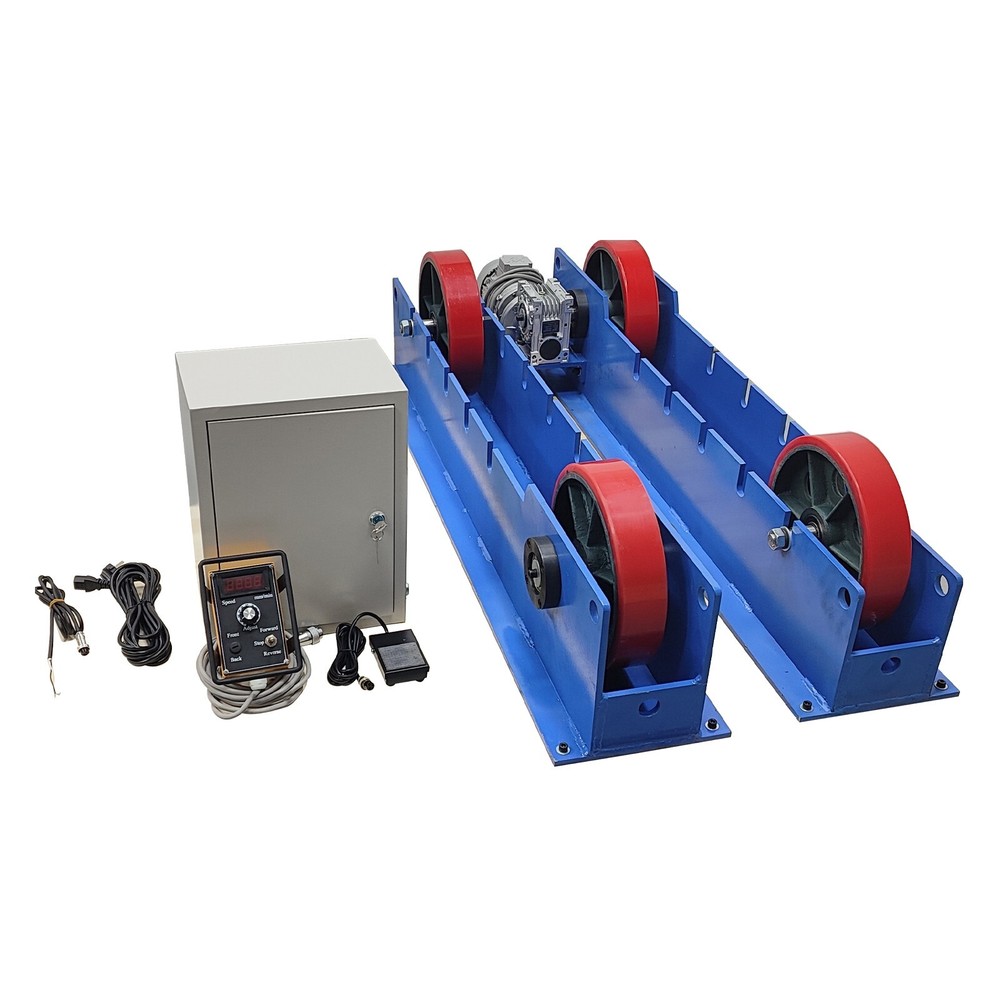 3Ton Welding Bench Turning Roller Welding Rack 220V Digital Line-Control Adjust