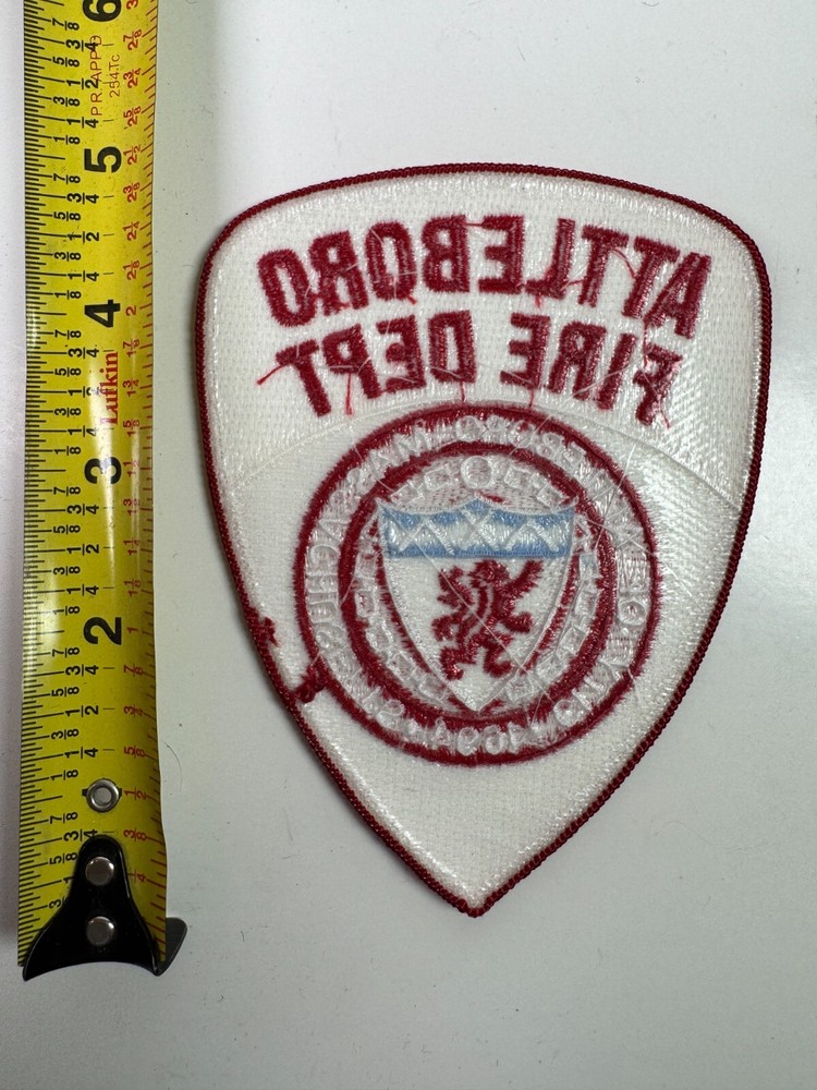 Attleboro Fire Massachusetts MA Patch A5