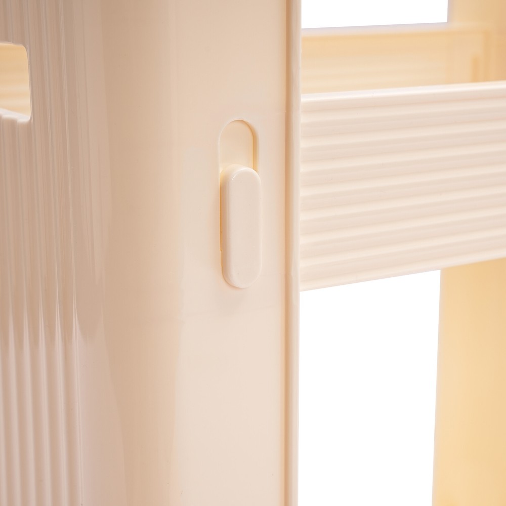 Multi-functional Storage Stand w/Wheels Rolling Workout Equipment Storage Rack