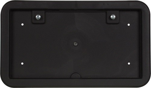License Plate, Bracket Black Plastic, Without Light Frames, Around License Plate