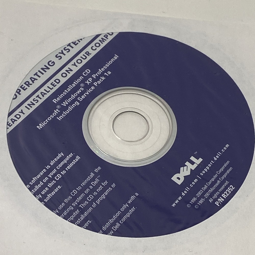 Sealed Microsoft Windows XP Professional Version 2002 NO Key Dell #1