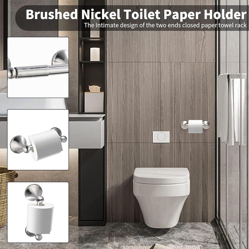8-Pieces 24" Bathroom Hardware Set, Bathroom Acces